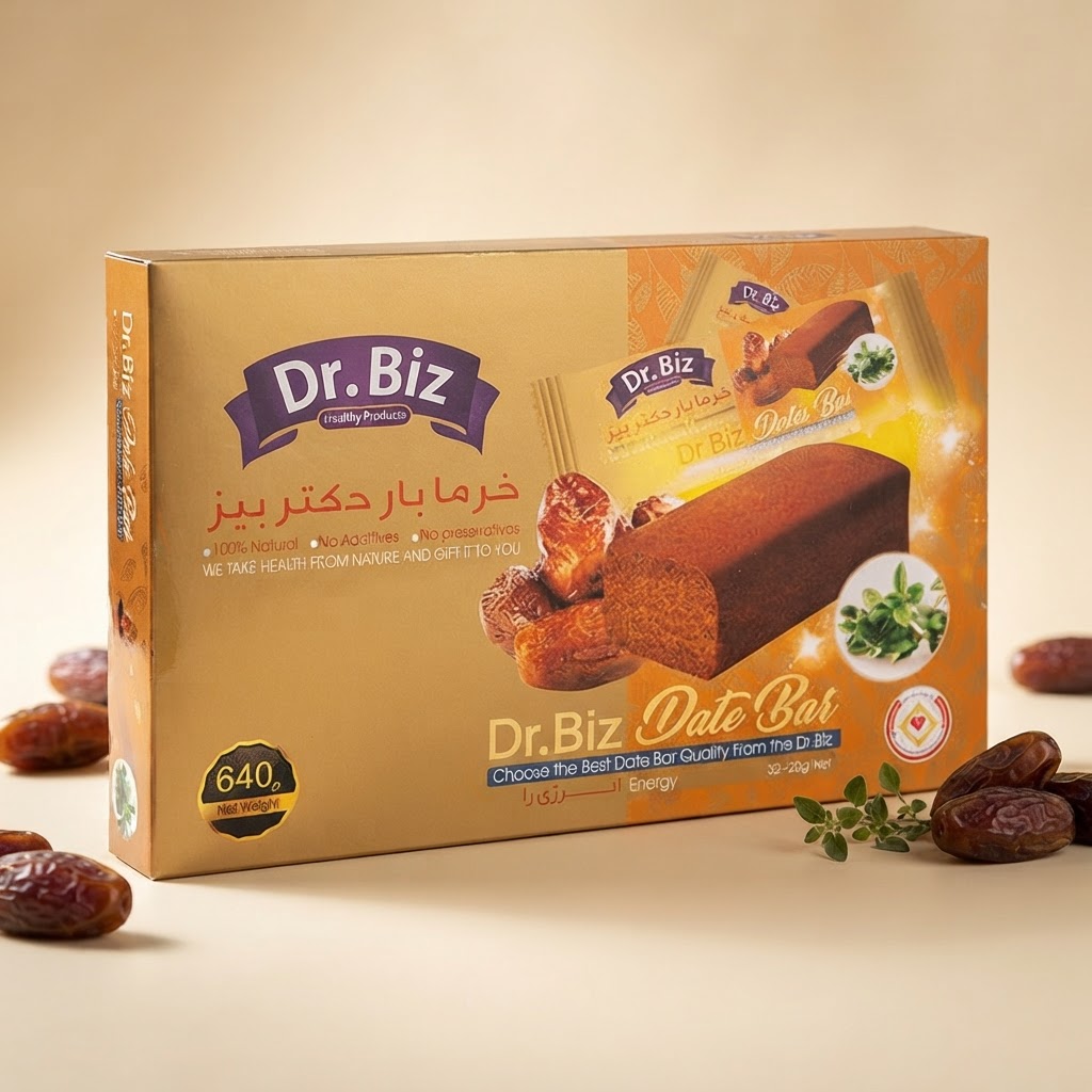 خرما بار انرژی زا دکتر بیز